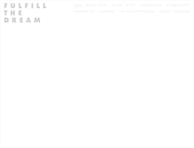 Tablet Screenshot of fulfillthedream.net